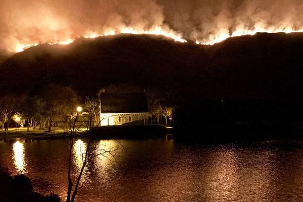 Gorse fires rage in Cork, Wicklow, Cavan and Northern Ireland