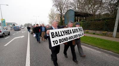 Ballyhea post-Mass protest marches against bondholders to cease