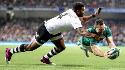 Ireland second-string left frayed as Fiji put up a fight