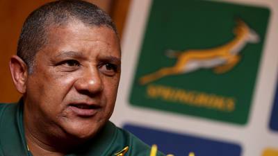 Allister Coetzee says Ireland face a ‘solid’ Springboks defence