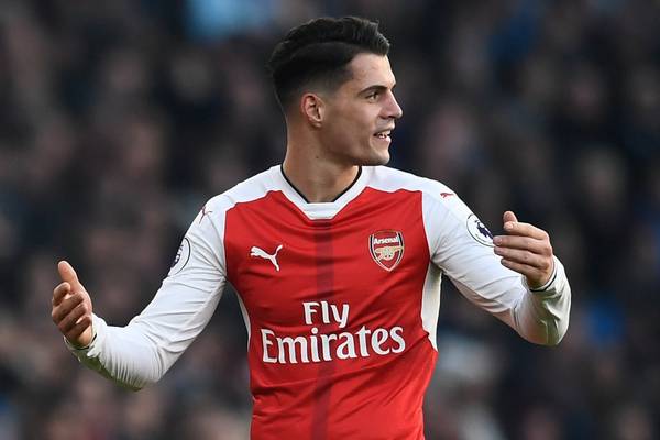 Granit Xhaka interviewed by police over allegation of racist abuse