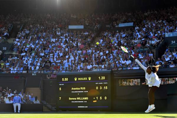 Wimbledon: Serena Williams back in the swing of things as Stephens crashes out