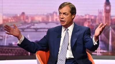 Support for Nigel Farage’s Brexit Party increases pressure on May