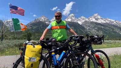 Irish man cycles across US: ‘I got to see a completely different side of America’