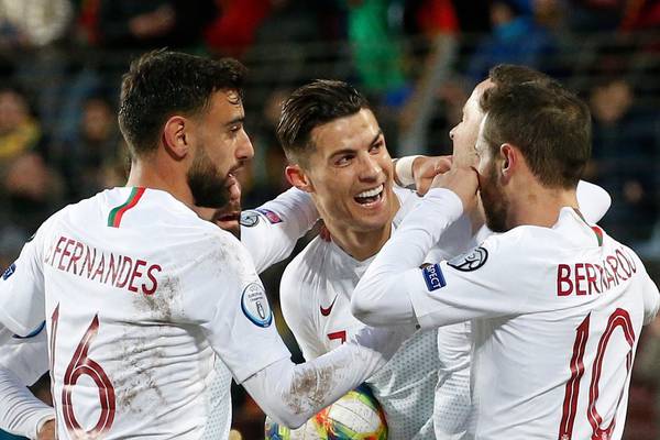 Cristiano Ronaldo moves to 99 as Portugal reach Euro 2020