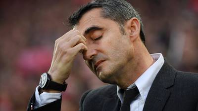 Barcelona turn sacking of Ernesto Valverde into a public pantomime