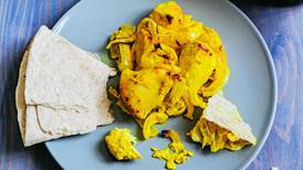 Saffron and  lemon chicken (Joojeh Kabab)