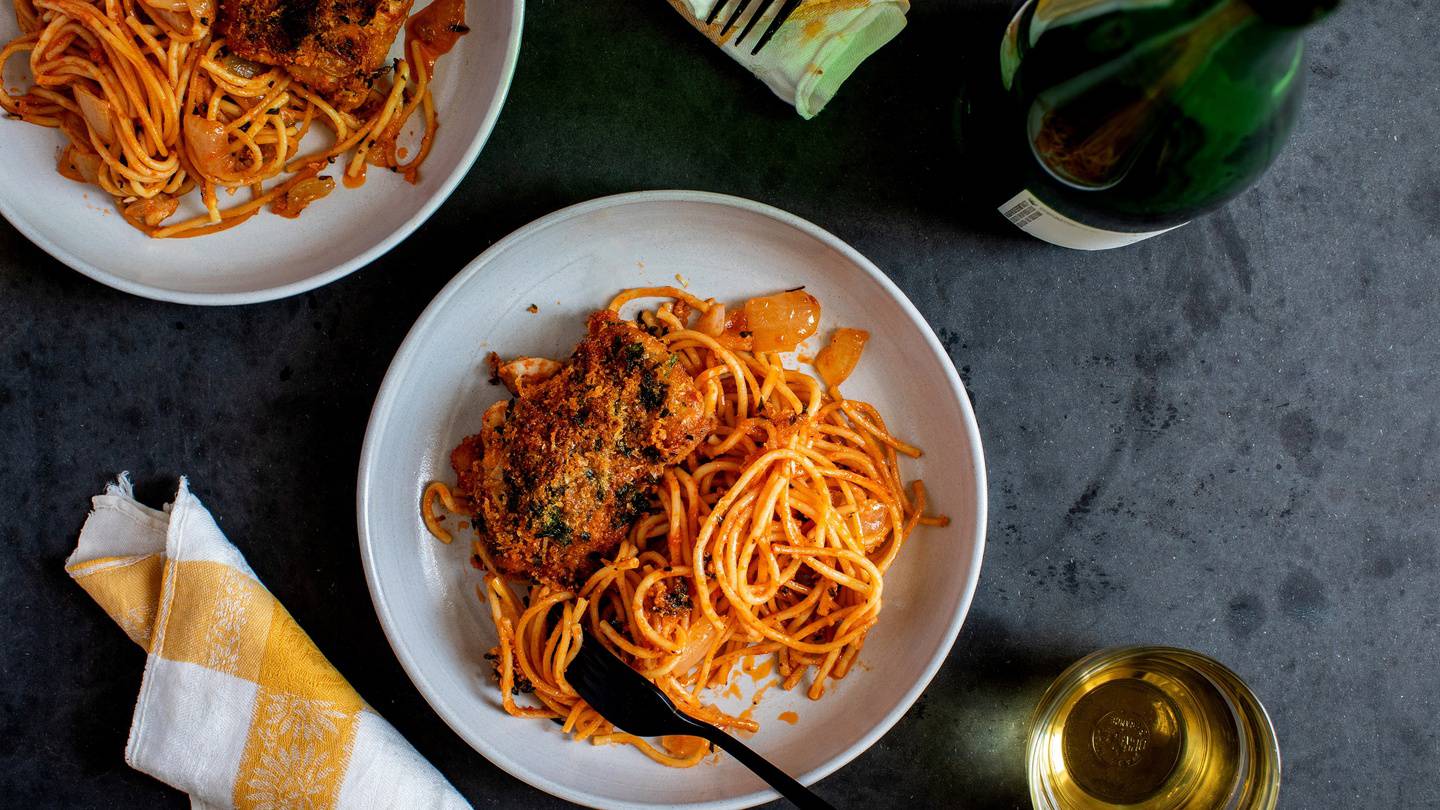 Yotam Ottolenghi: one-pan crispy spaghetti and chicken – The Irish Times
