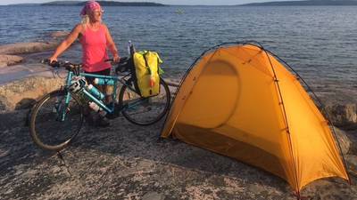 Bear-dodging and pedalling: Irish woman cycles across Canada
