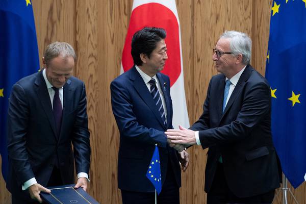 EU and Japan sign one of history’s largest trade deals