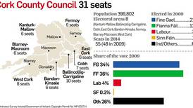 Cork county profile: SF look set to increase representation on  Cork County Council