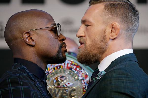 McGregor and Mayweather face off for final time before weigh-in