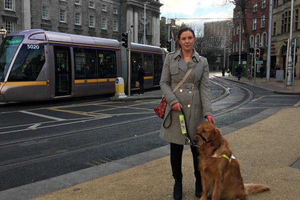 Dublin city crossings a danger for visually impaired people