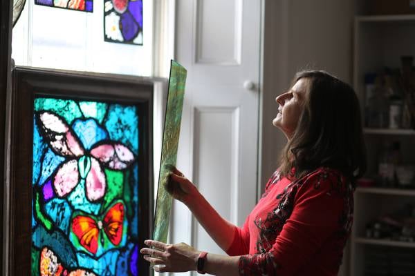 ‘When I’d be at Mass as a child, bored, I used to look at the windows. I was really curious about them’