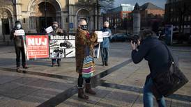 NUJ holds protests over threats to reporters in Northern Ireland