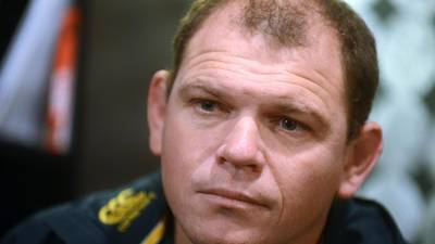 Pieter de Villiers brings years of experience to Springbok scrum