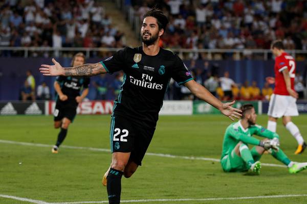 Isco magic sees Real Madrid edge Man United in Super Cup