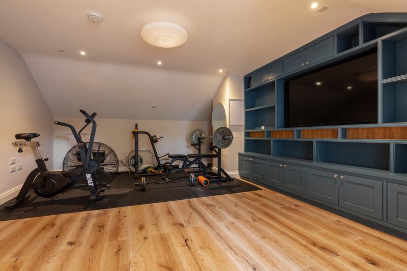 The study/gym/yoga room