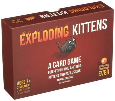 Exploding Kittens board game