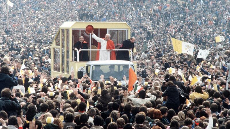 Pope John Paul II’s visit in 1979. Photograph: Anwar Hussein/WireImage