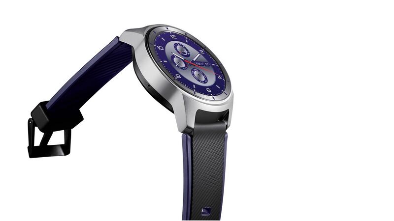 Classic styling and clever features ... the ZTE Quartz smartwatch