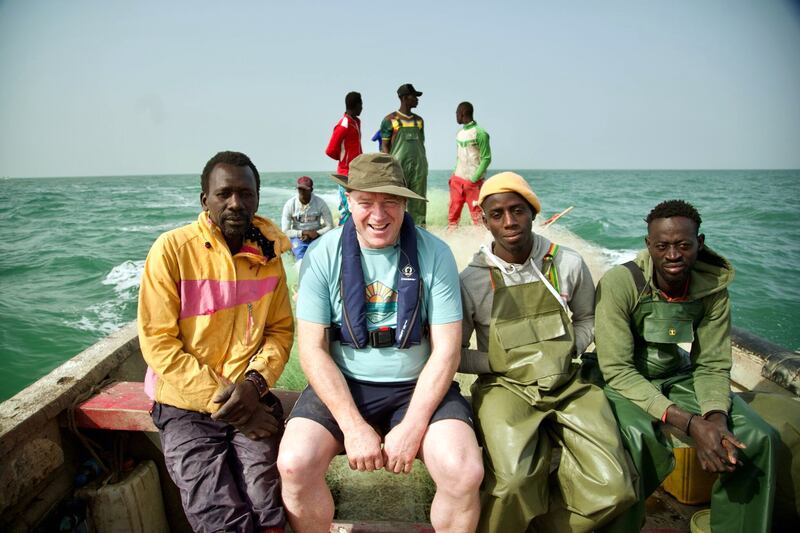 Faraway Fields: skipper Johnny Walsh in Tanji, Gambia. Photograph: Luke Gordon