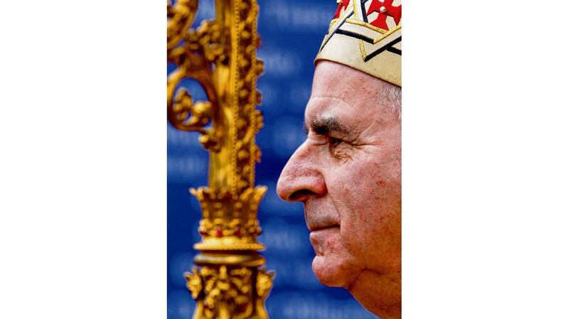 Cardinal Keith O'Brien. photographs: dara mac donaill; reuters