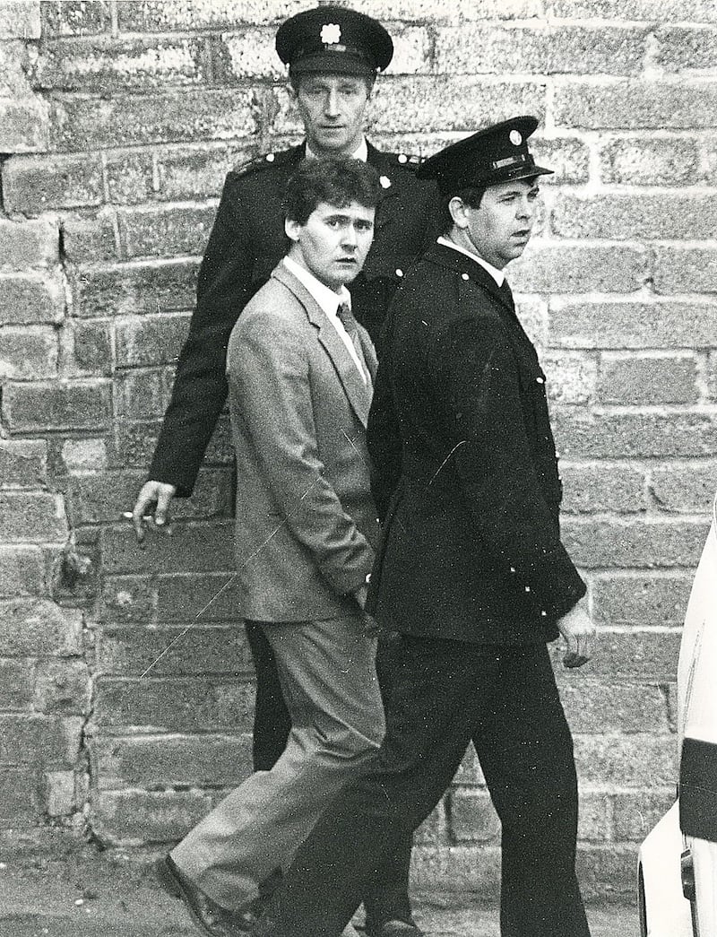 Dessie O’Hare leaving the Special Criminal Court, Dublin. Photograph: James Meehan