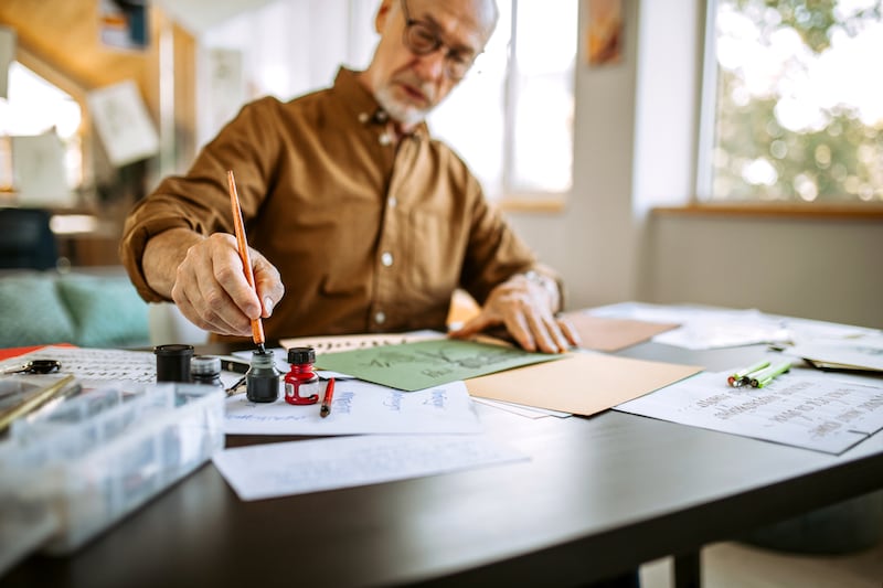 Calligraphy is an art form in itself. Photograph: Getty Images