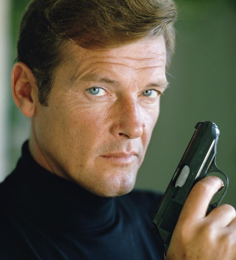 English actor Roger Moore as James Bond. Photograph: Terry O’Neill/Getty