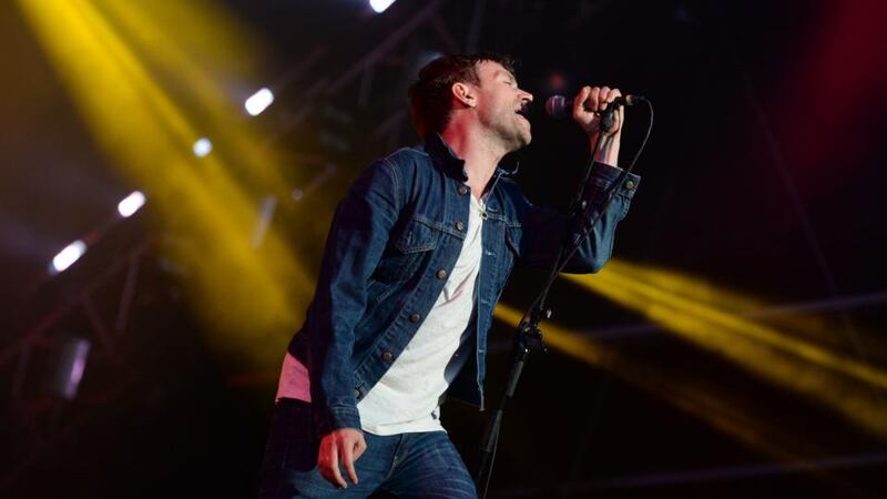 01/08/2013 NEWSDamon Albarn  of BLUR  performaning at IMMA last evening..Photograph: Cyril Byrne / THE IRISH TIMES