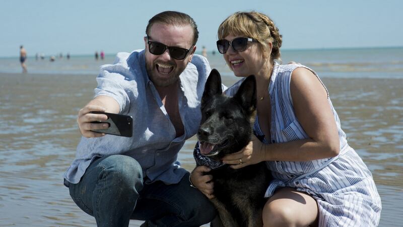 After Life, which stars Ricky Gervais and Kerry Godliman. Photograph: Netflix