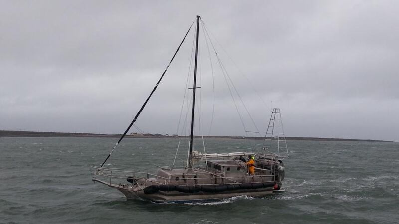 The Aran Island lifeboat, under coxswain John O’Donnell, was tasked by Valentia Coast Guard earlier this afternoon to search for the 36ft Altan Girl after the yacht failed to return radio calls.