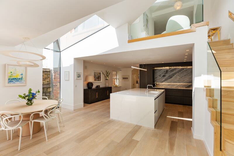 Kitchen and dining area