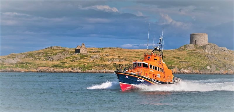 The RNLI Howth ALB lifeboat Roy Barker III. Volunteers are invited to help fundraise for the RNLI