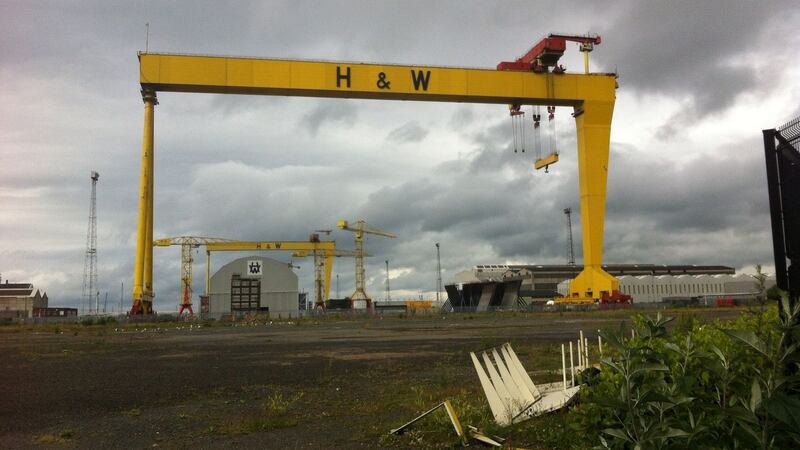 Harland & Wolff shipyard in Belfast.