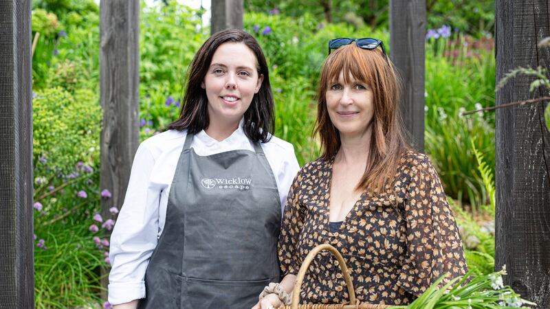 Danni Barry and Lisa Wilkinson. Photograph: Liosa McNamara