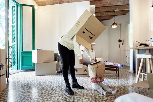 Moving house is notoriously stressful – try attempting it with two children who never stop moving