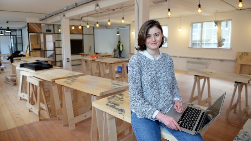 Nichol Gray, manager, Creative Co-Working Space at The Tara Building Dublin. Photograph: Eric Luke