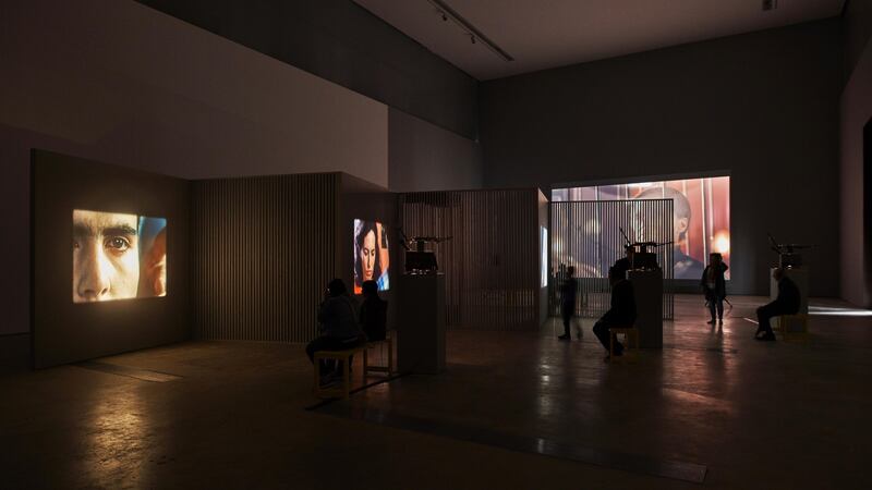 Subjects and Objects by Daria Martin at Visual Carlow: It offers voyeurism and performance, gratification and denial, public spectacle and its effect on mental health. Photograph: Ros Kavanagh