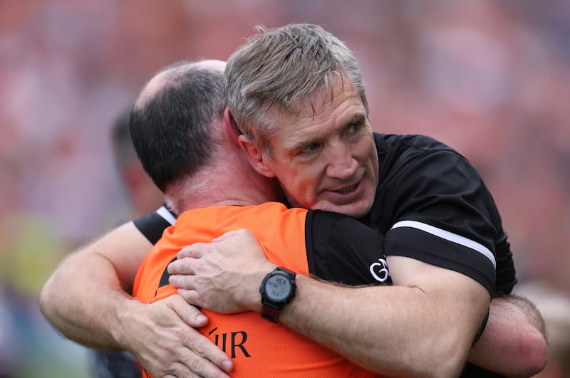 Armagh's manager Kieran McGeeney. Photograph: James Crombie/Inpho