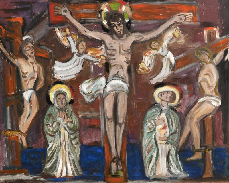 Lot 15, Evie Hone, The Crucifixion,  €3,000-€5,000