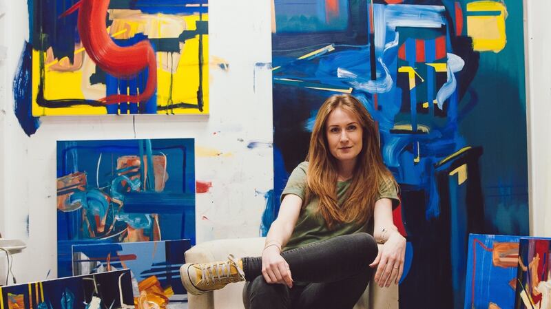 London-based abstract artist Aisling Drennan. Photograph: Deirdre Dowling