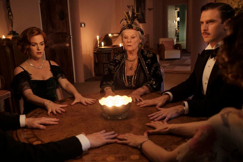 Blithe Spirit: Judi Dench as Madame Arcati. Photograph: StudioCanal/Sky Cinema Original