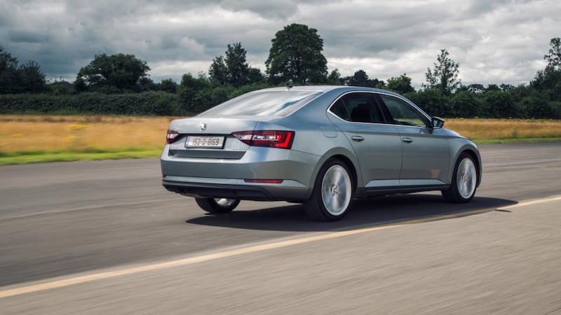 In terms of space, the third-generation Skoda Superb has a whopping 635 litres on offer even before you fold down the back row