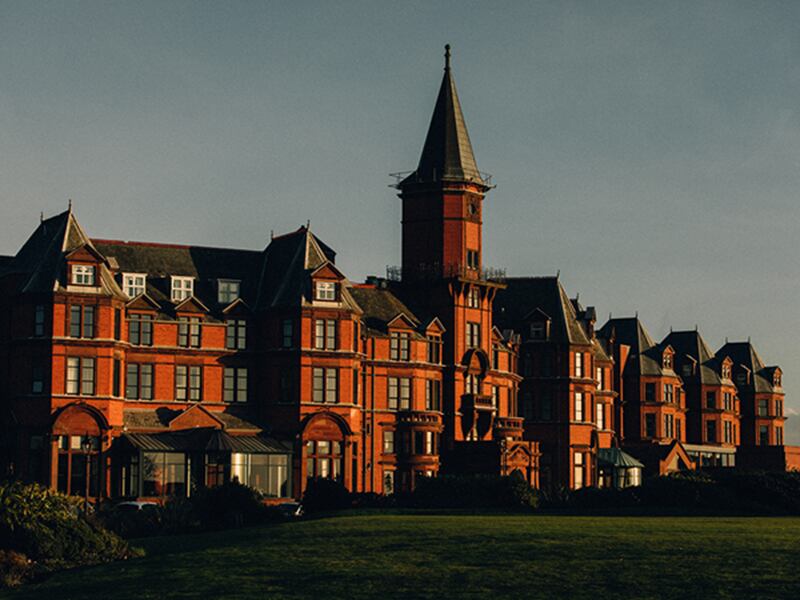 Slieve Donard Hotel, Newcastle,. Courtesy of Marine and Lawn Hotel and Resorts