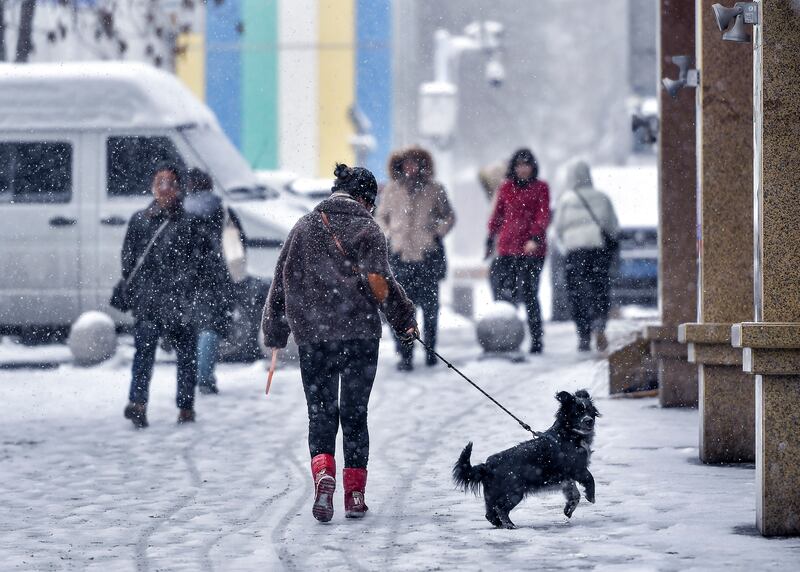 Urumqi, capital of Xinjiang Uygur Autonomous Region in northwest China, earlier this month. Photograph: Liu Xin/China News Service/VCG/Getty