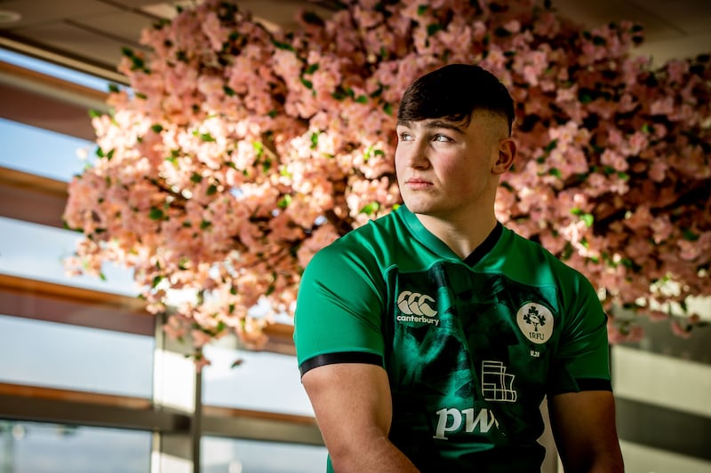 Despite training with the Munster senior squad, Quinn's focus this season has largely been on Ireland U20s. Photograph: Morgan Treacy/Inpho