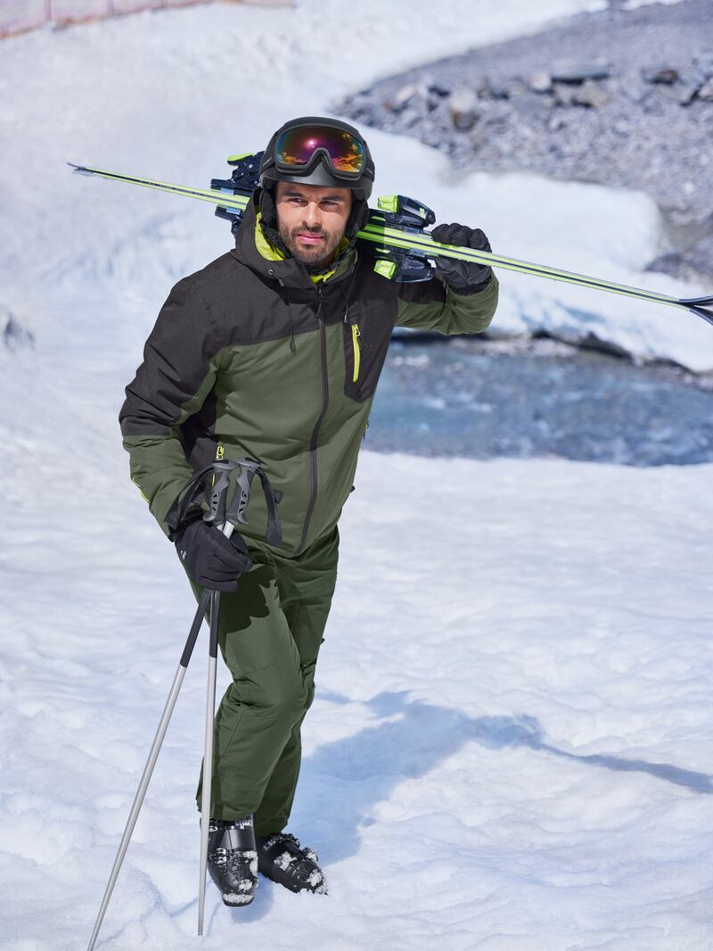 Ski jacket, €34.99, trousers, €24.99, both Lidl