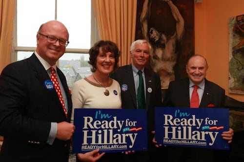 Dublin fundraisers anticipate Clinton campaign